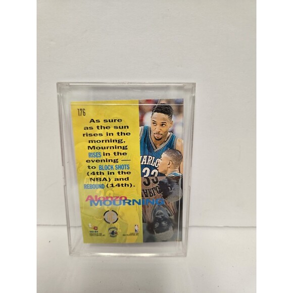 ALONZO MOURNING 1993-94 Stadium Club Members Only High Court #176 - Picture 2 of 3